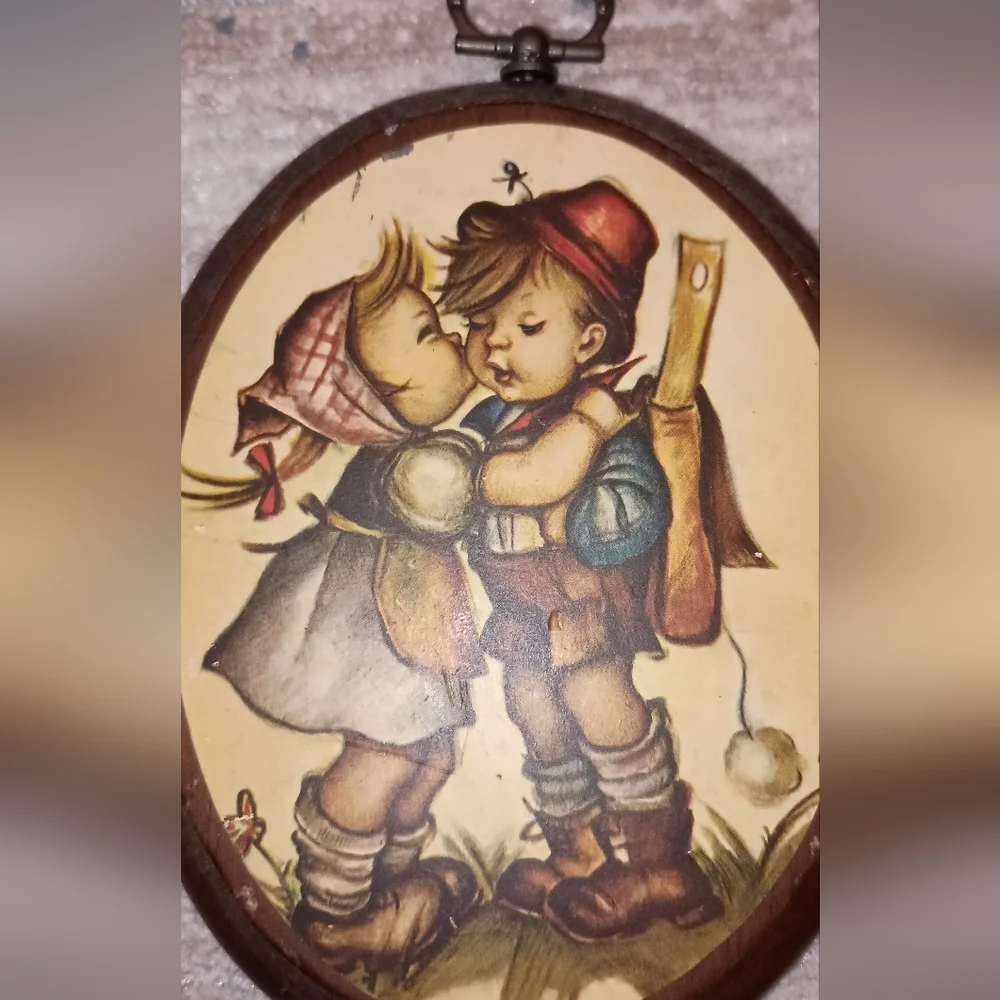 Vintage Hummel Wall Plaque with Children